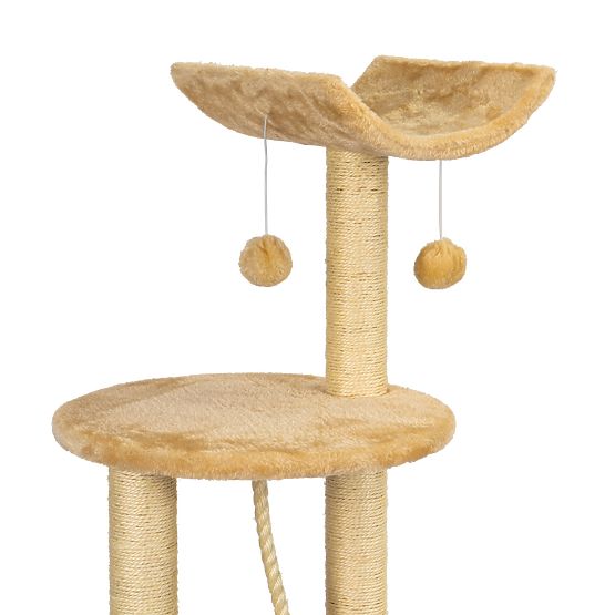 Tower cat scratching post and climbing frame