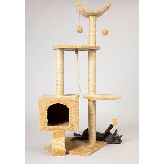 Tower cat scratching post and climbing frame