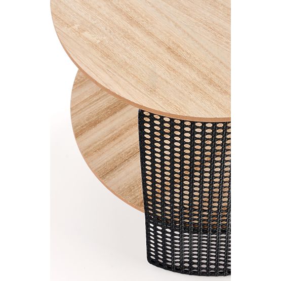 TRAFICA Coffee Table Natural/Black (1p=1pc)