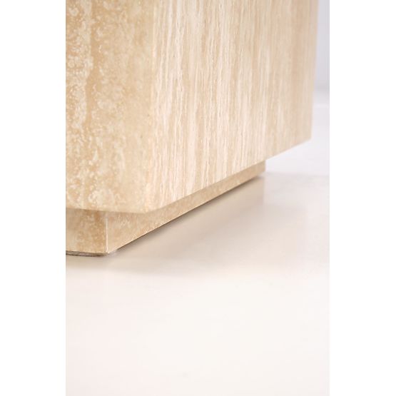 TRAVERTINO_S KWADRAT Coffee Table, Travertine (1p=1pc)