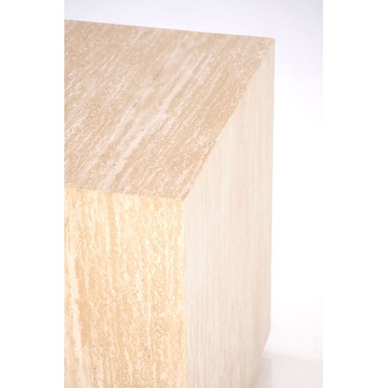 TRAVERTINO_S KWADRAT Coffee Table, Travertine (1p=1pc)