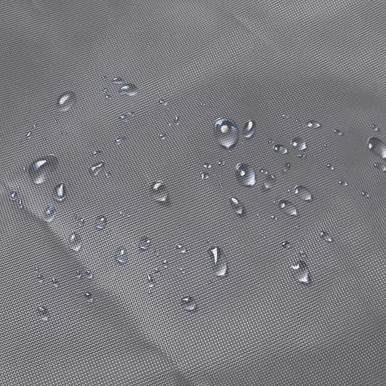 Triangular waterproof tarpaulin 3x3x3 m - gray