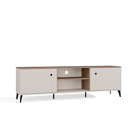 TV Cabinet POINT 2D Cashmere Beige Oak Castello TV Cabinet 2 Doors