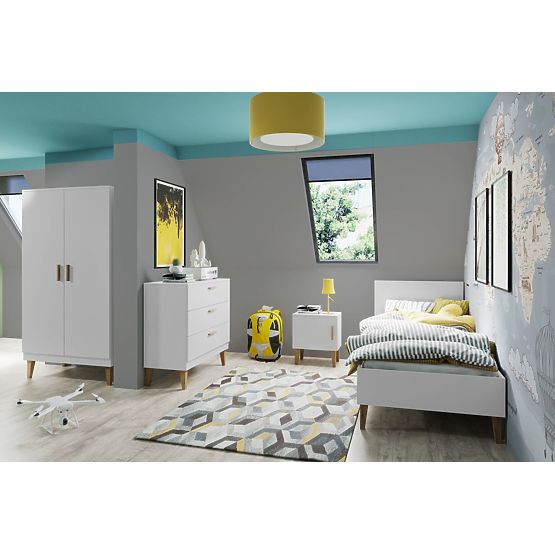 Wardrobe KUBI - White