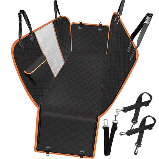 Universal Size Car Seat Cover Mat for Dogs - Rear Seat