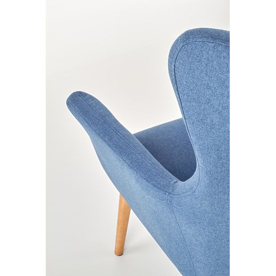 Upholstered armchair COTTO - blue