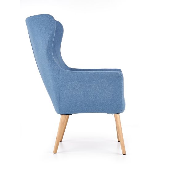 Upholstered armchair COTTO - blue