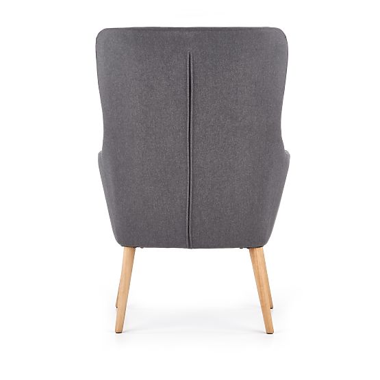 Upholstered armchair COTTO - dark grey