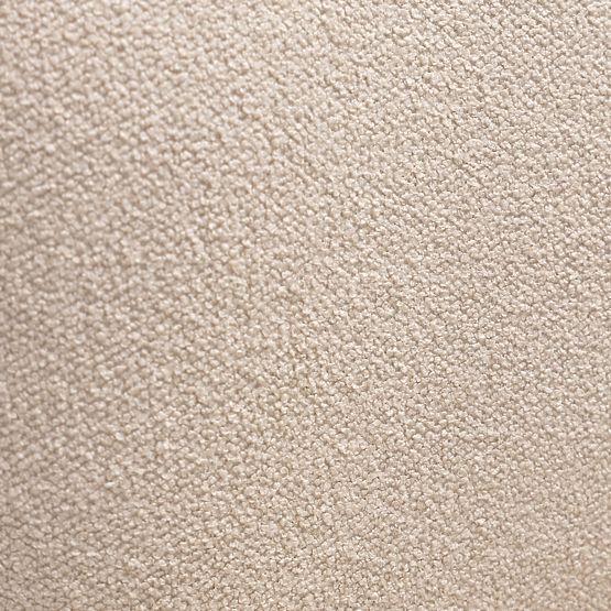 Upholstered Armchair Elaine Beige, Boucle, Rounded Shapes