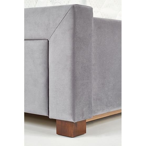 Upholstered bed 160x200 SABRINA - dark grey
