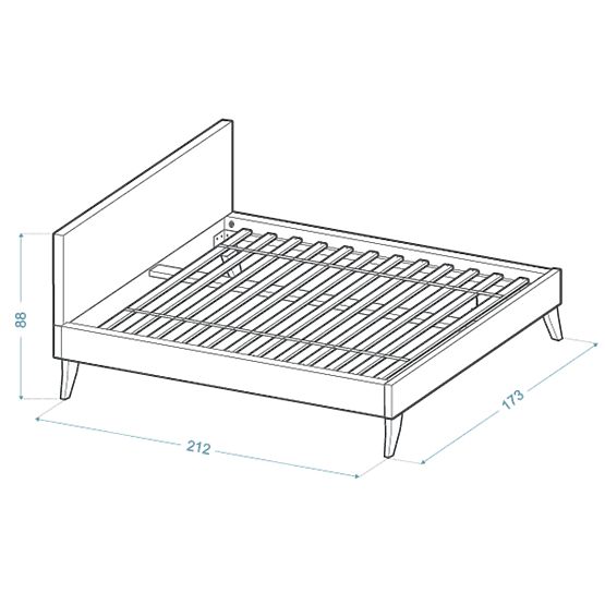 Upholstered bed HEAVEN 160 x 200 cm - Powder pink