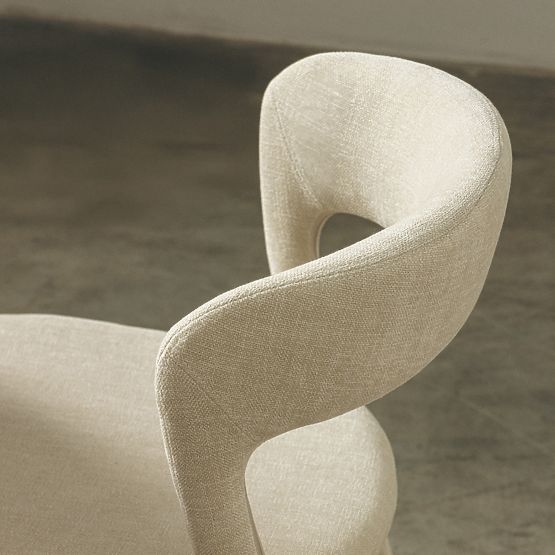 Upholstered Chair Calma Light Beige