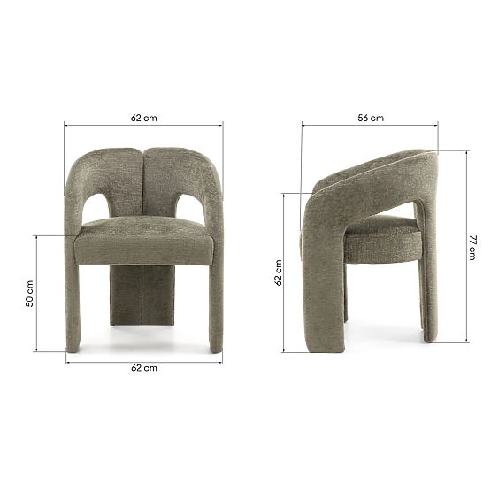 Upholstered Chair Castelo Green