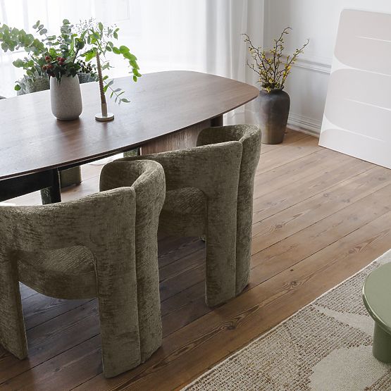 Upholstered Chair Castelo Green