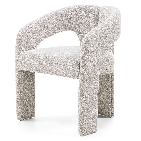 Upholstered Chair Castelo Grey-Beige