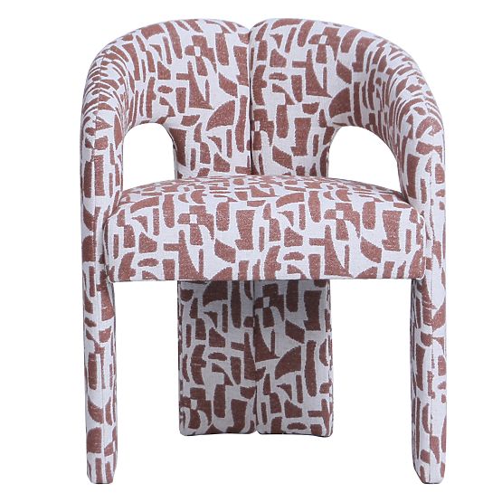 Upholstered Chair Castelo, Marsala