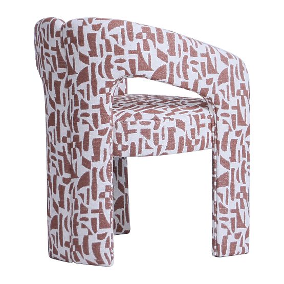Upholstered Chair Castelo, Marsala