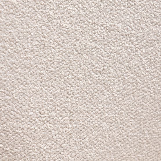 Upholstered Chair Elaine Cream, Boucle, Rounded Shapes