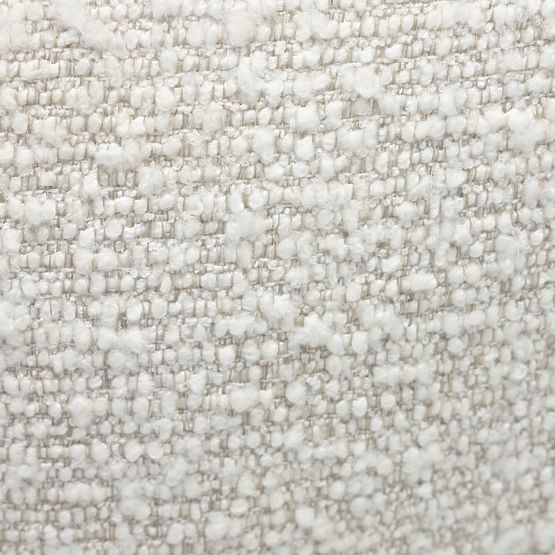 Upholstered Chair Falone Beige-Grey, Boucle, Rounded Shapes