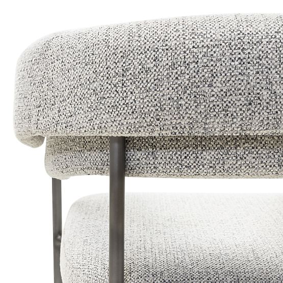 Upholstered Chair Portia Gray