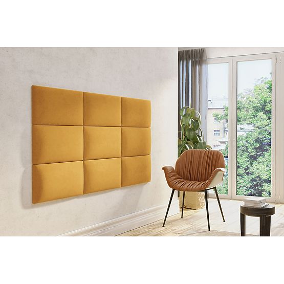 Upholstered Panel Classic - Mustard