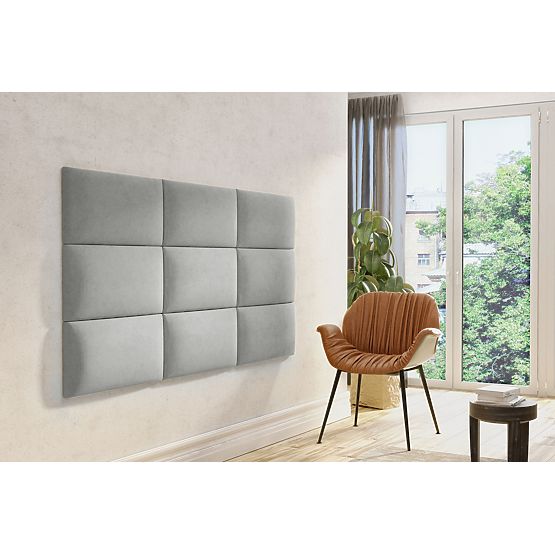 Upholstered Panel Classic - Silver
