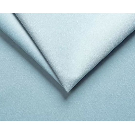 Hexagon upholstered panel - baby blue