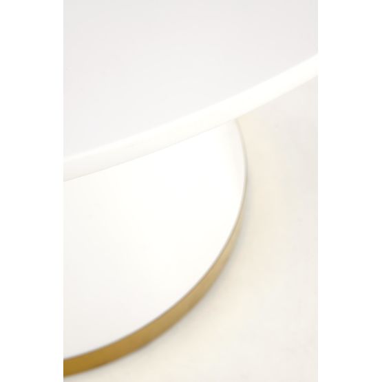 VEGAS Table, Top - White, Leg - White/Gold (2p=1pc)