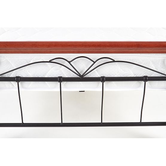 VERONICA Bed 90 cm Cherry Antique/Black (4p=1pc)