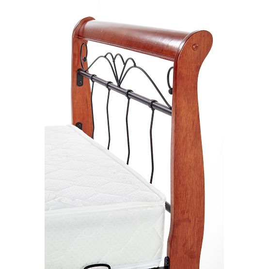 VERONICA Bed 90 cm Cherry Antique/Black (4p=1pc)