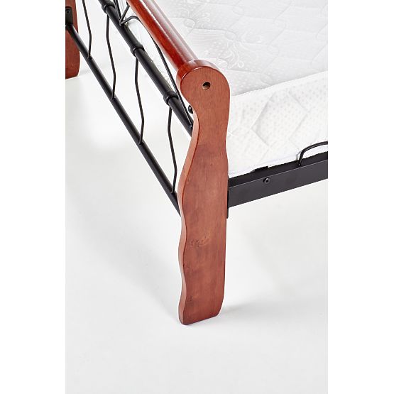 VERONICA Bed 90 cm Cherry Antique/Black (4p=1pc)