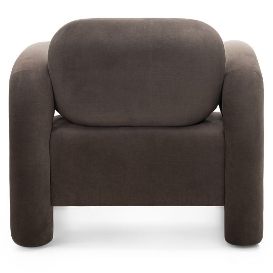 Vico Relaxation Chair, Brown, Velvet