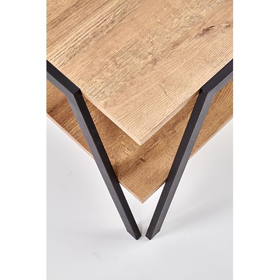 VOLTA Coffee Table Black / Golden Oak (1p=1pc)