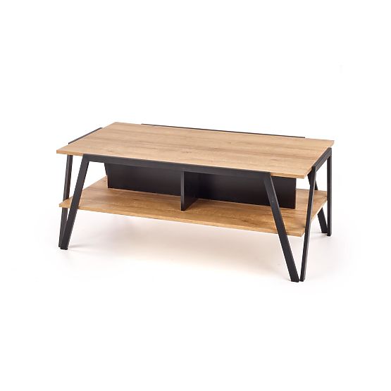 VOLTA Coffee Table Black / Golden Oak (1p=1pc)