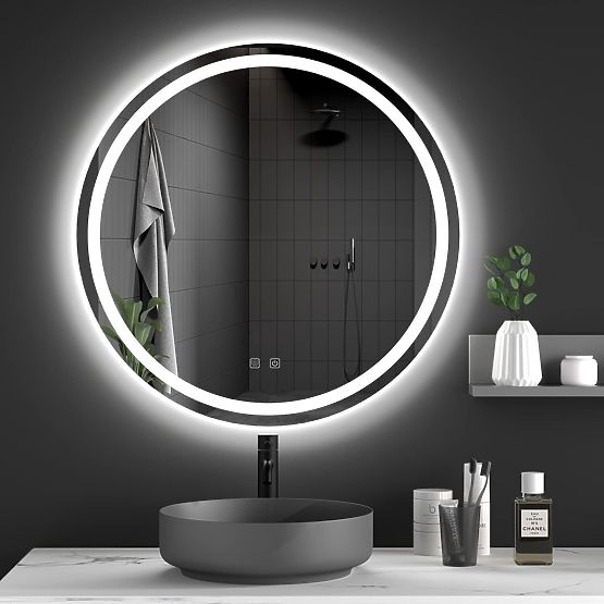WALL LED MIRROR 60cm BAS