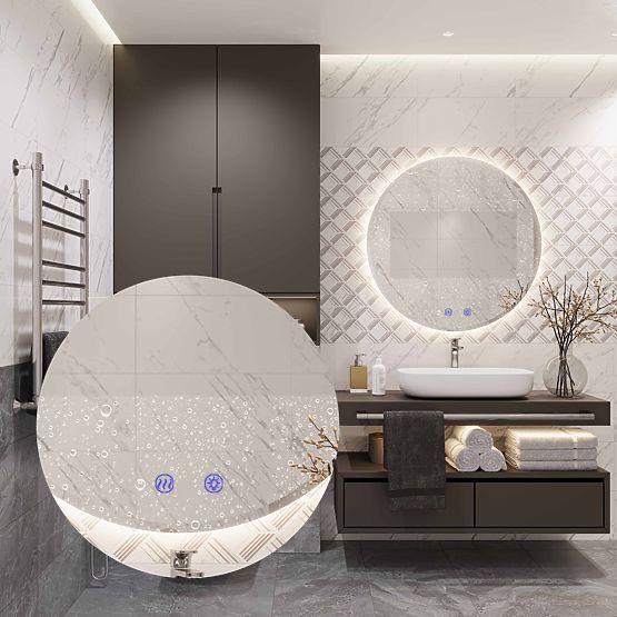 WALL LED MIRROR 70cm HZJ070