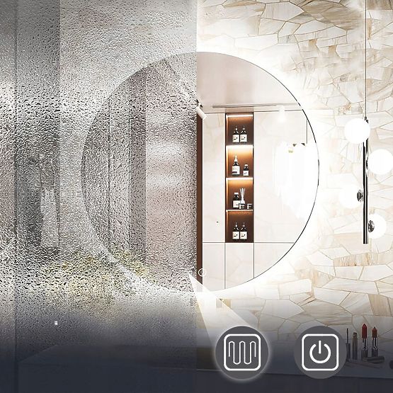 WALL LED MIRROR 80cm HZJ080