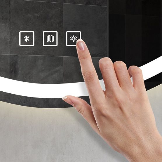 WALL LED MIRROR WITH BLUETOOTH FUNCTION 70x100cm FOG