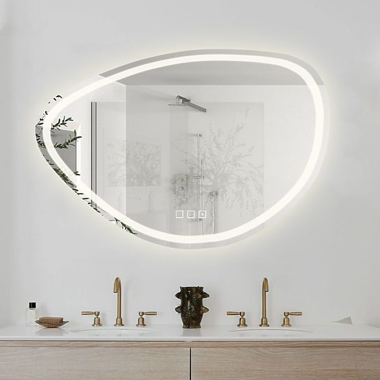 WALL LED MIRROR WITH BLUETOOTH FUNCTION 70x100cm FOG