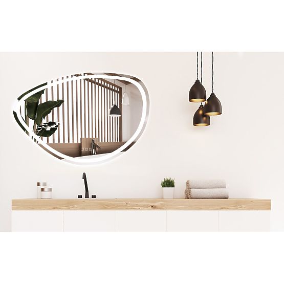 WALL LED MIRROR WITH BLUETOOTH FUNCTION 70x100cm FOG