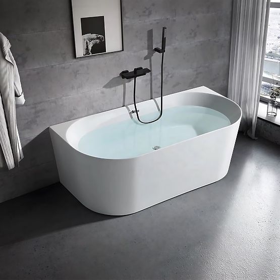 Wall-Mounted Bathtub CAPRI SLIM 170 cm