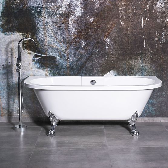 Wall-Mounted Bathtub Rea Korfu 170