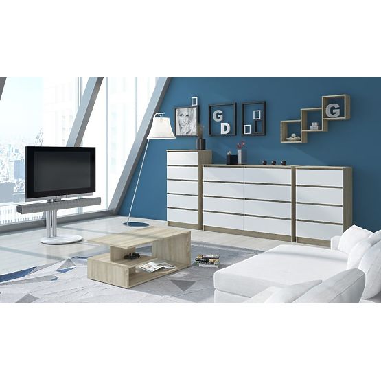 WALL SHELF K 25x25cm SET OF 3pcs OAK SONOMA