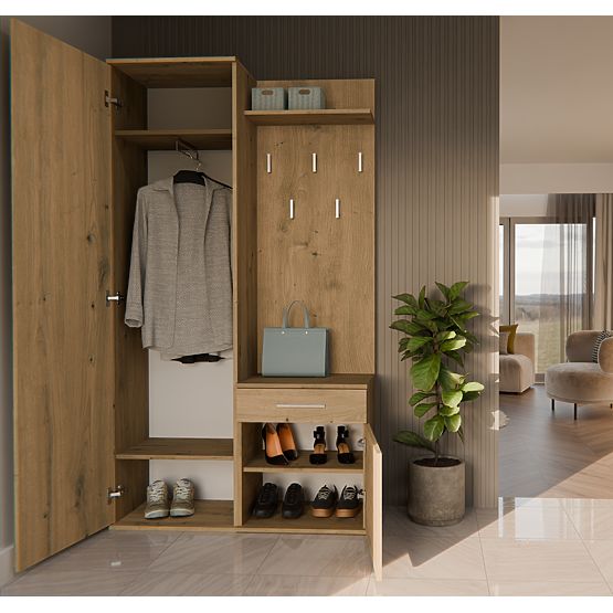 Wardrobe DUO OAK ARTISAN