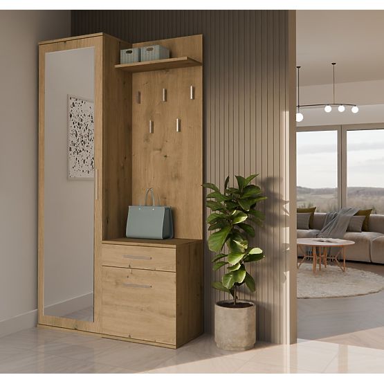 Wardrobe DUO OAK ARTISAN