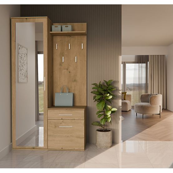 Wardrobe DUO OAK ARTISAN