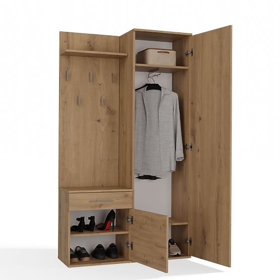 Wardrobe DUO OAK ARTISAN