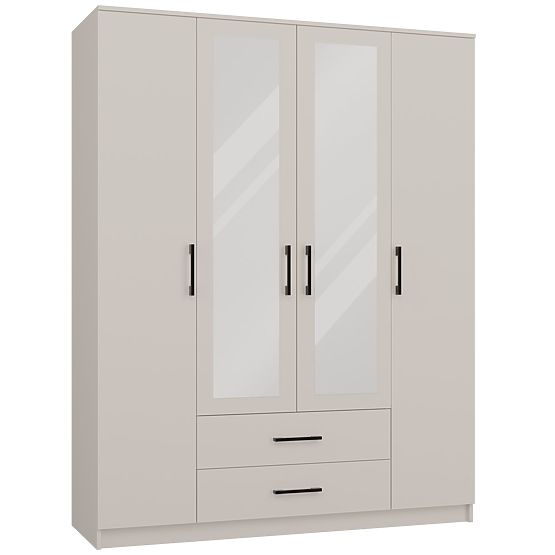 Wardrobe Romana 160 X 205 MIRROR CASHMERE BEIGE