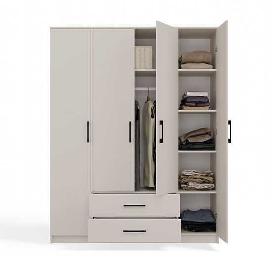 Wardrobe Romana 160X205 CASHMERE BEIGE