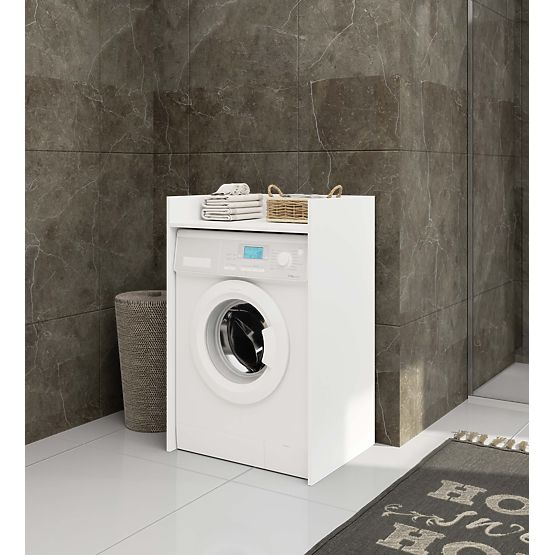 WASHING MACHINE COVER FIN WHITE